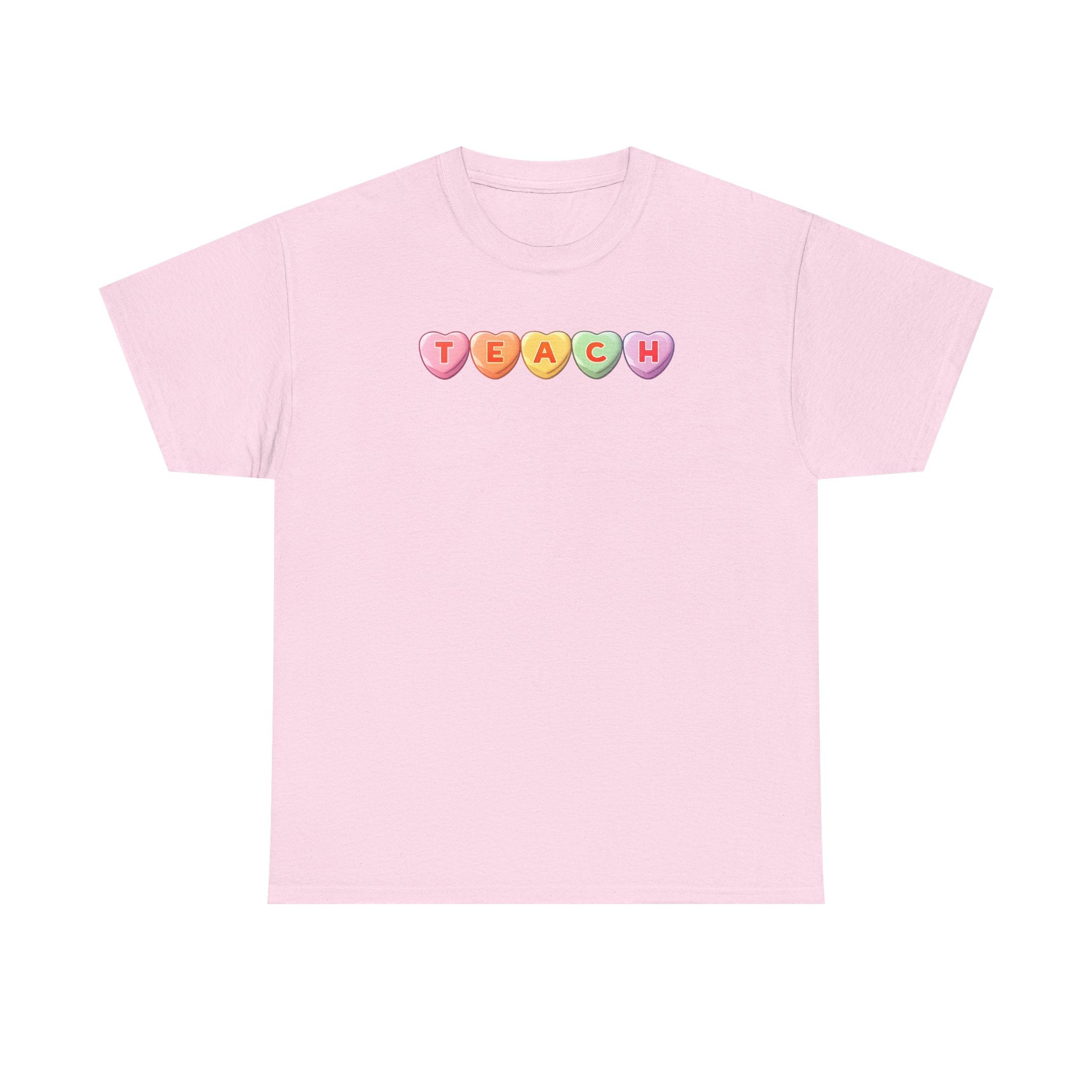 Valentine's Day TEACH Unisex Cotton Tee