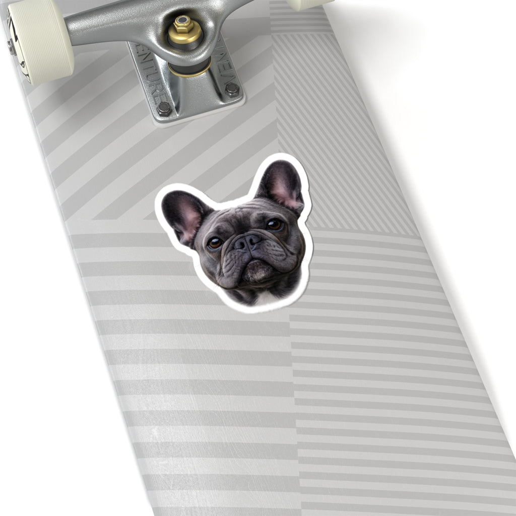 French Bulldog Face Sticker | Kiss-Cut Sticker