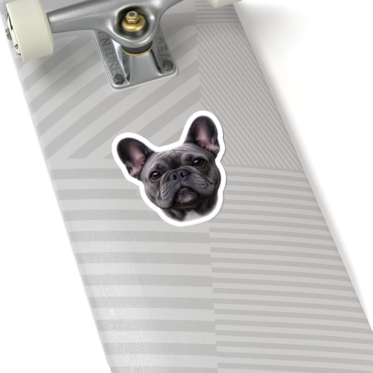 French Bulldog Face Sticker | Kiss-Cut Sticker
