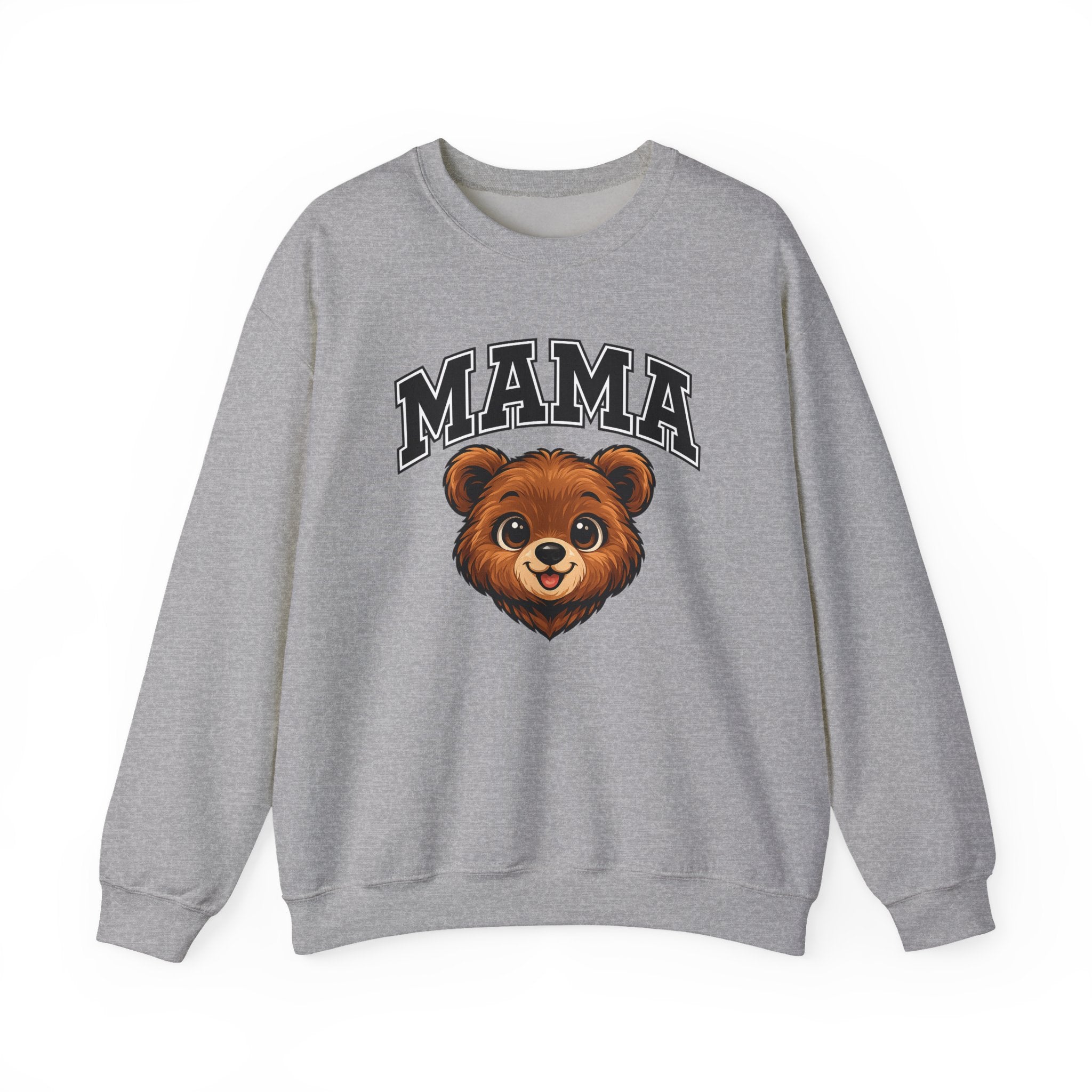 Mama Bear Sweatshirt — Cute Retro Bear Mom Crewneck