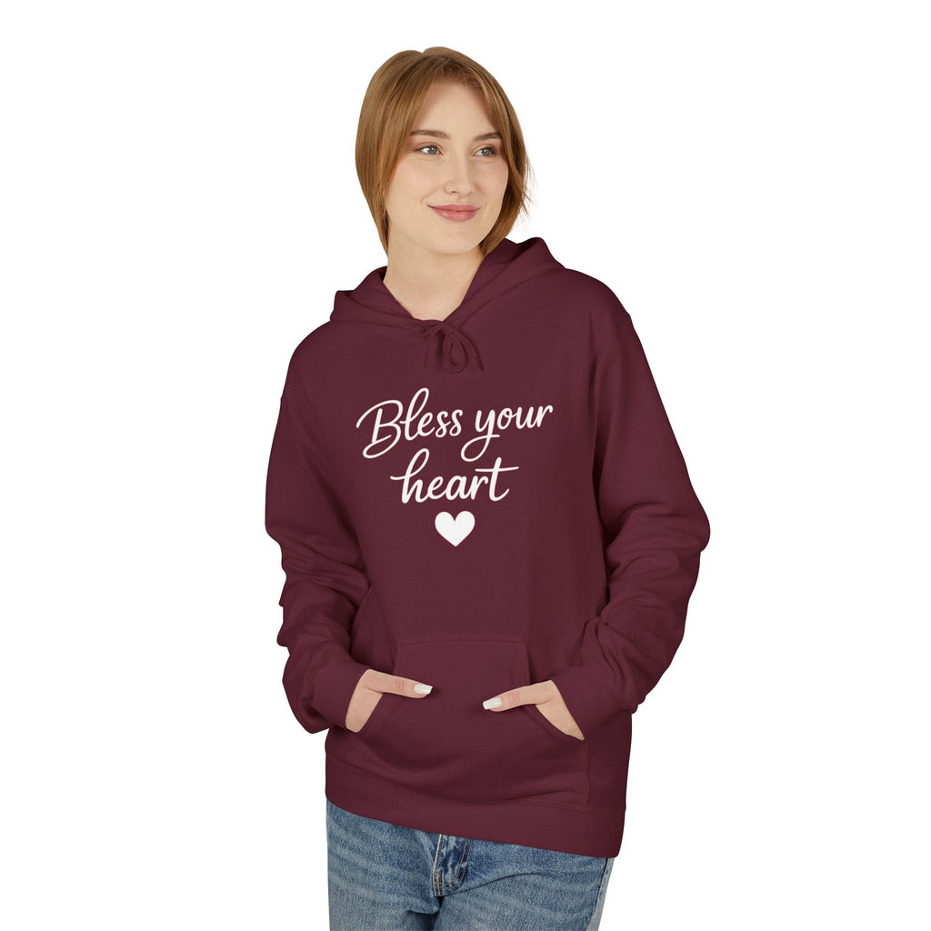 Bless Your Heart Hoodie | Script Heart Design