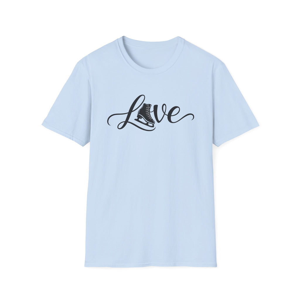 Love figure skating Unisex Softstyle T-Shirt