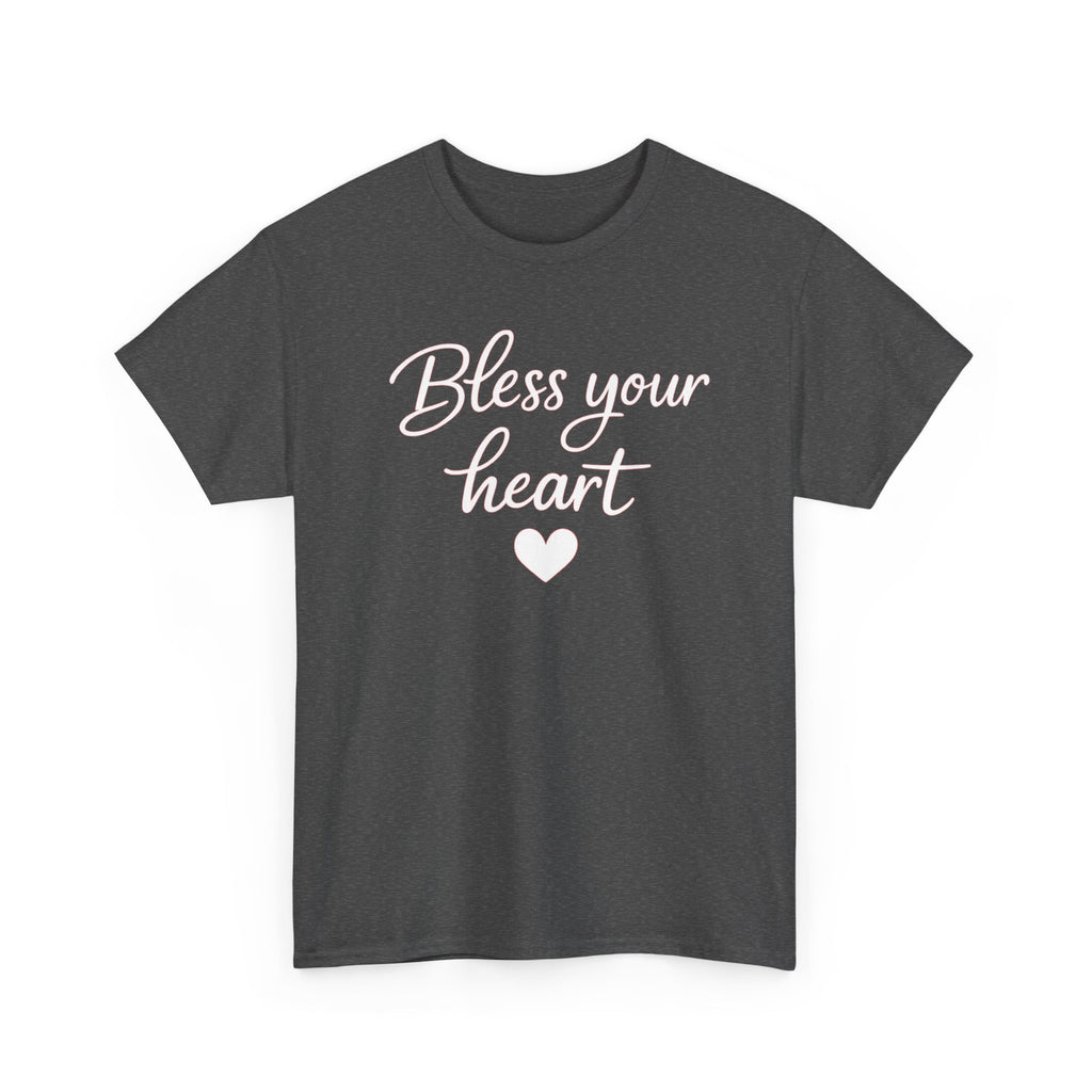 Bless Your Heart tee | Script heart design, Southern phrase t-shirt