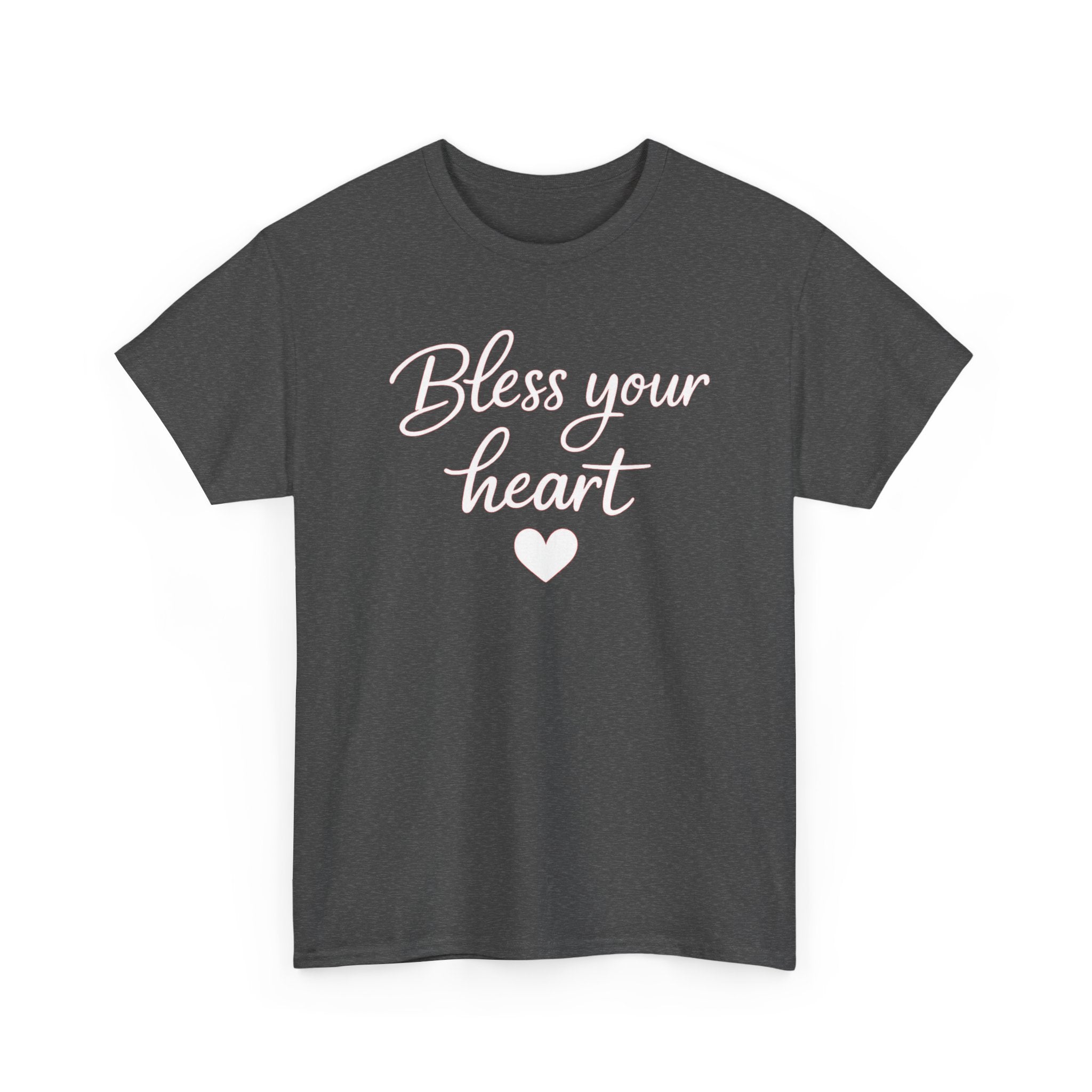 Bless Your Heart tee | Script heart design, Southern phrase t-shirt