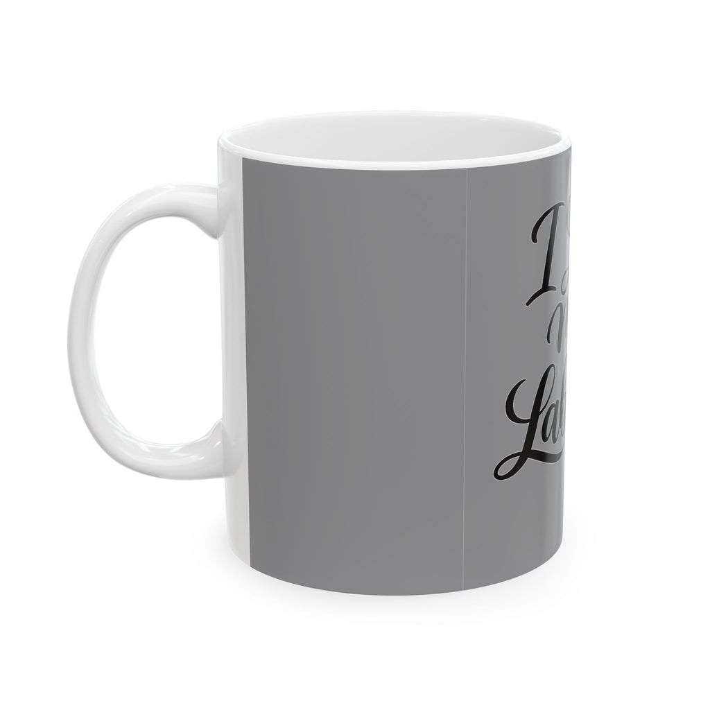 I Love My Labrador Mug | Ceramic Coffee Cup with Paw Graphic