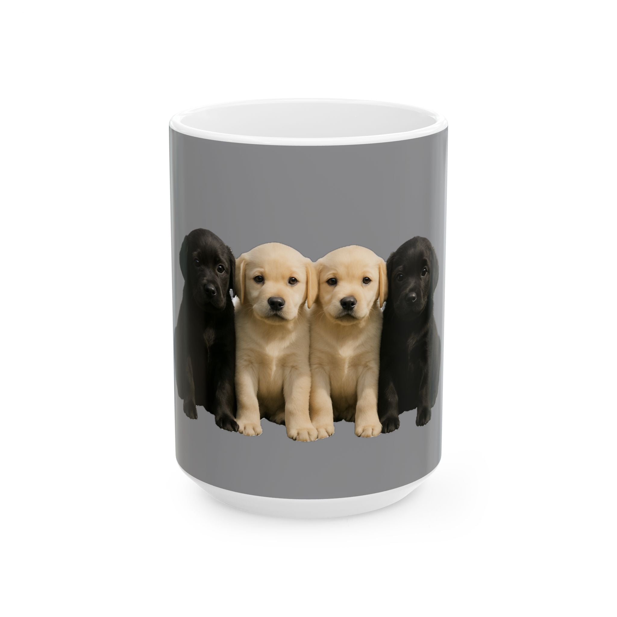 Labrador Retriever Puppies Mug | Ceramic Coffee Cup