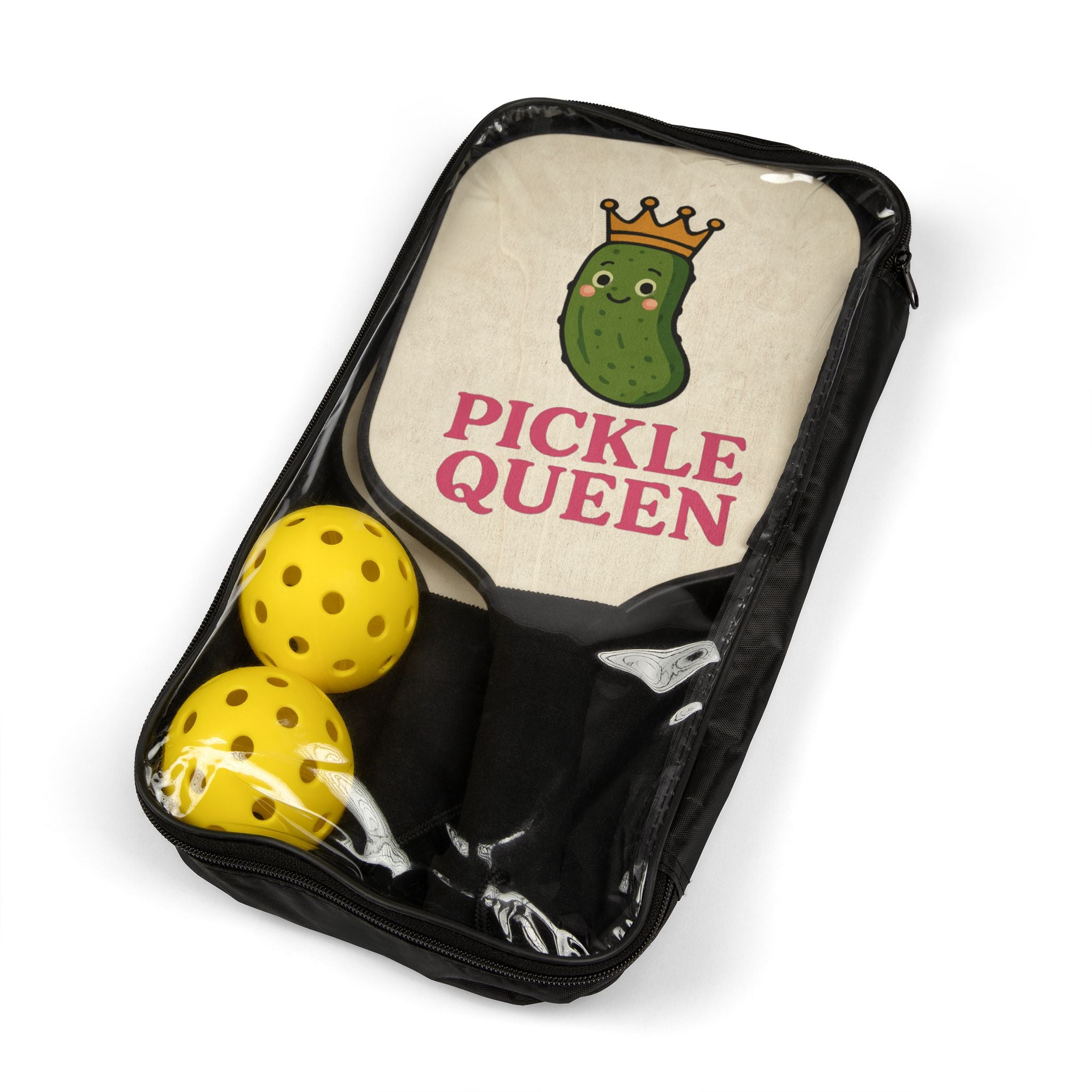Pickle Queen pickleball paddle | Pickleball Kit, Crowned Pickle Design