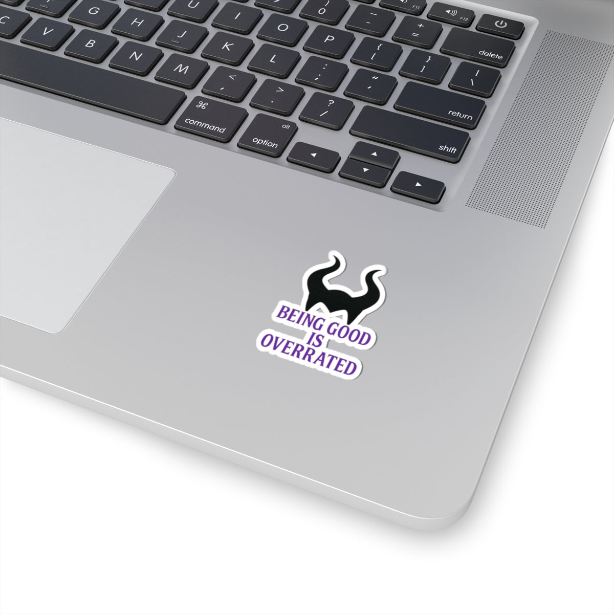 Maleficent Horns Being Good Is Overrated Sticker | Kiss-Cut Sticker