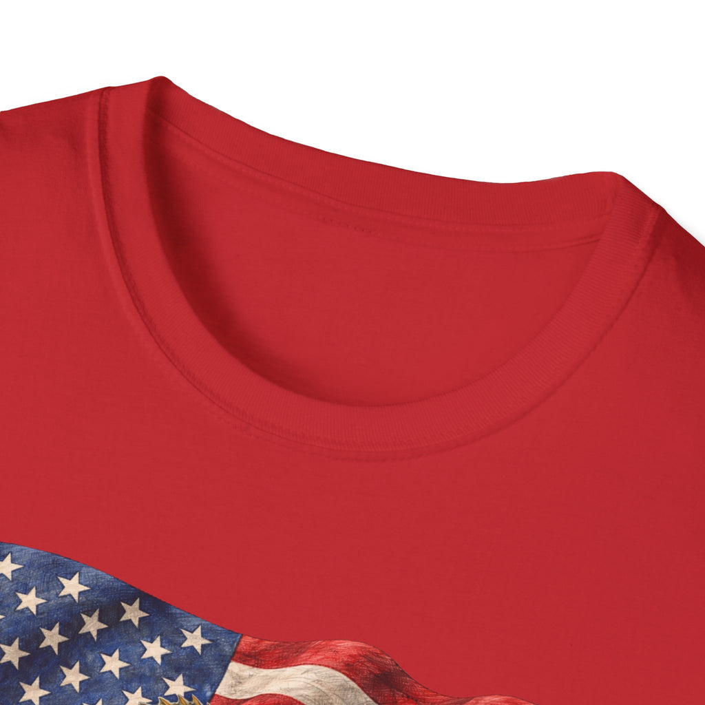 Bass American Flag Unisex Softstyle T-Shirt