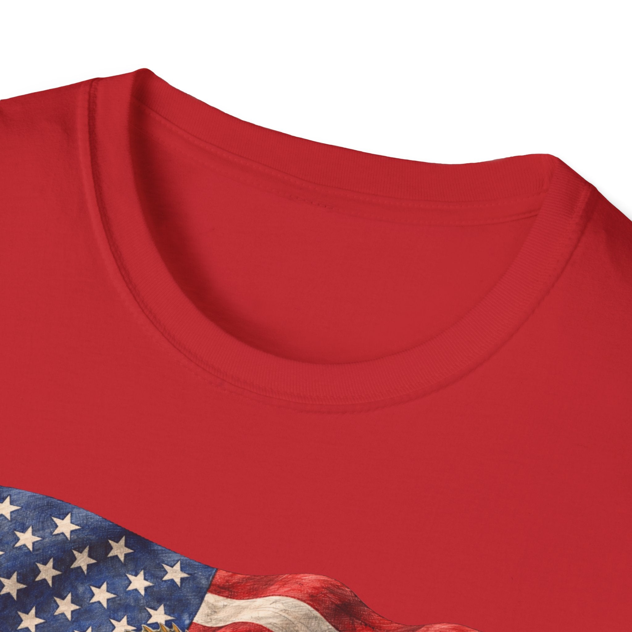 Bass American Flag Unisex Softstyle T-Shirt