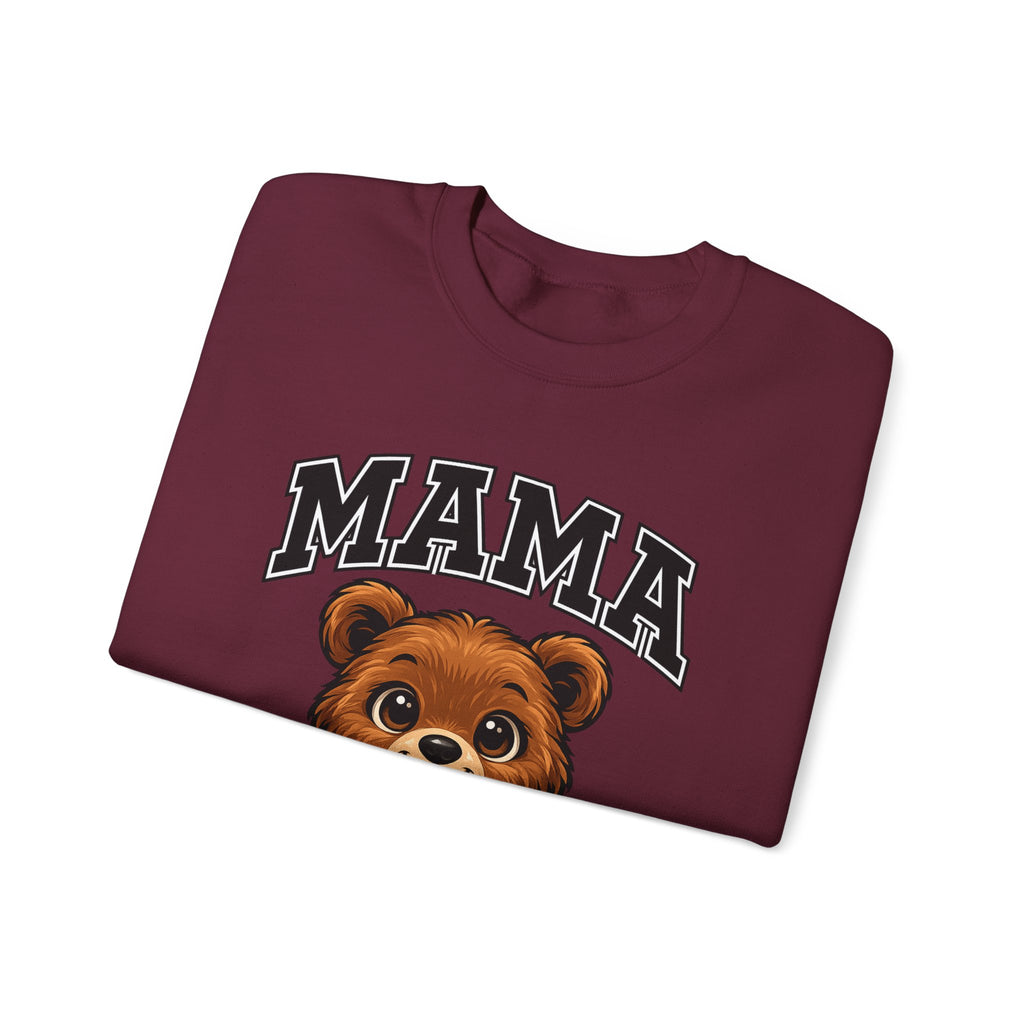 Mama Bear Sweatshirt — Cute Retro Bear Mom Crewneck