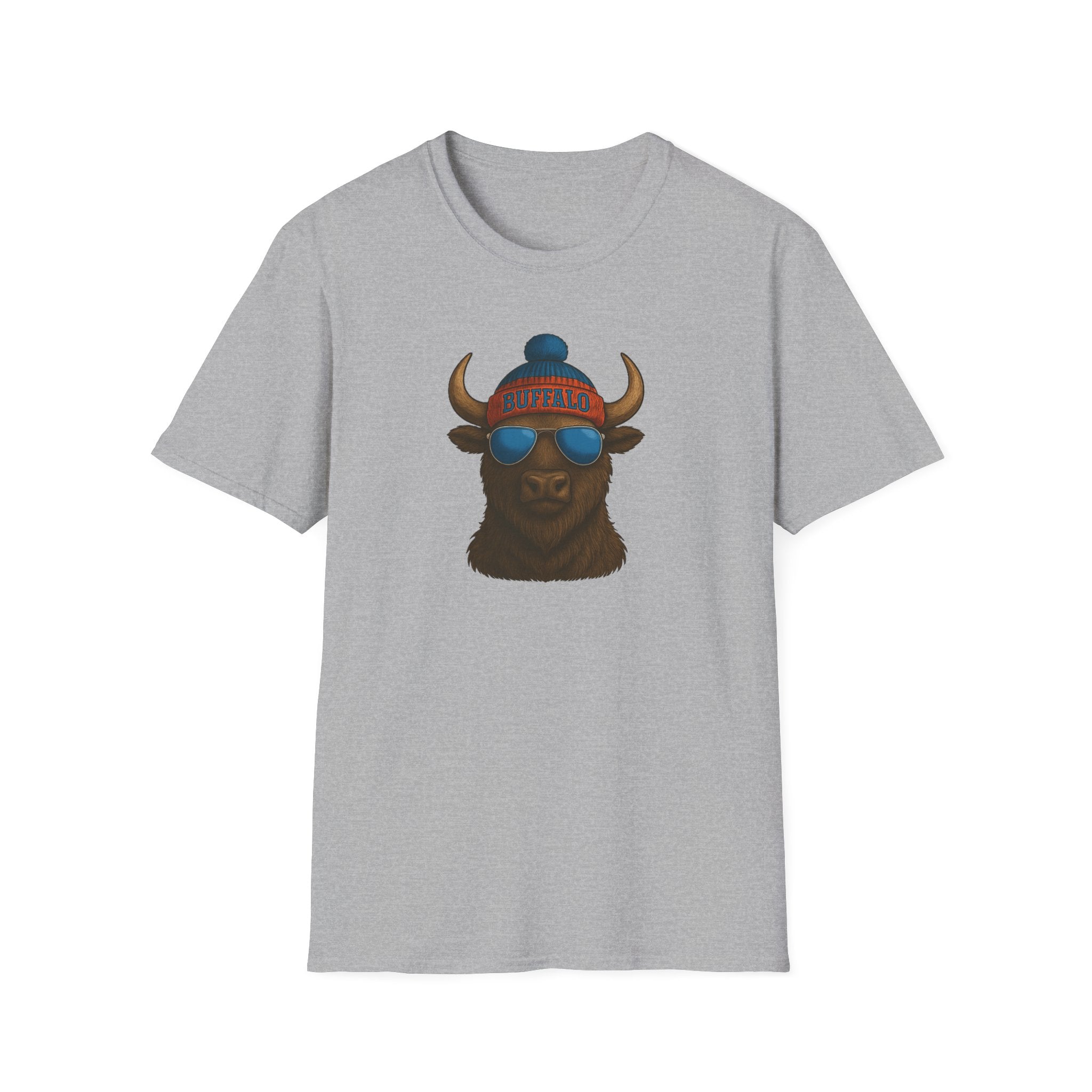 Buffalo with Beanie and Sunglasses T-Shirt
