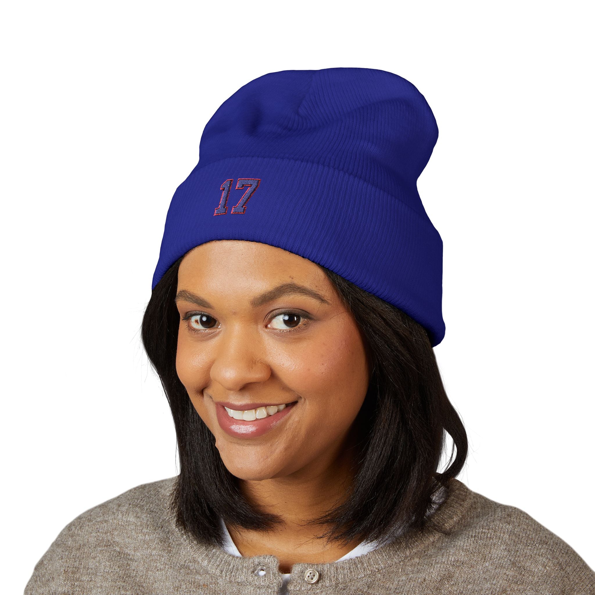 Buffalo 17 embroidered beanie | Cuffed Beanie