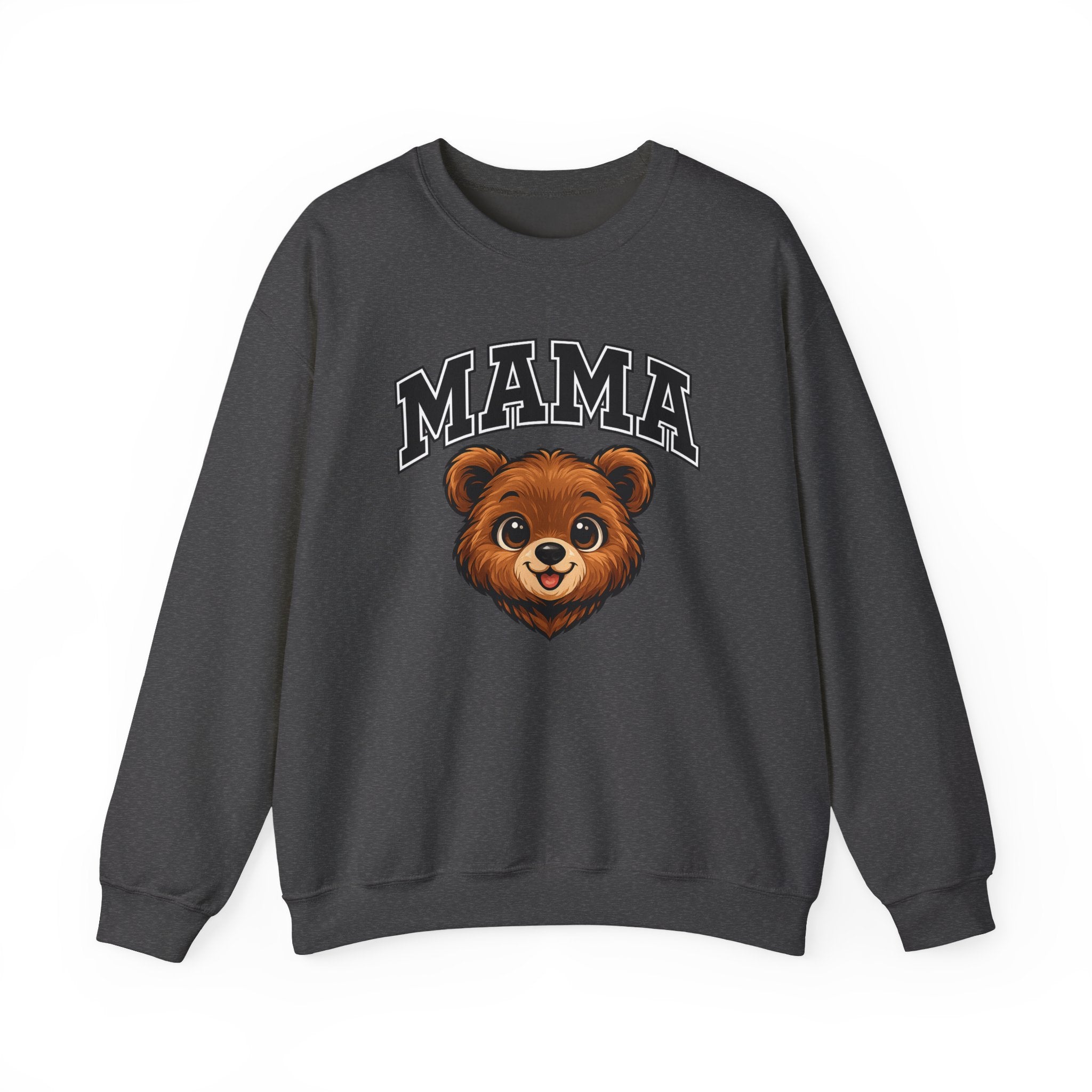 Mama Bear Sweatshirt — Cute Retro Bear Mom Crewneck