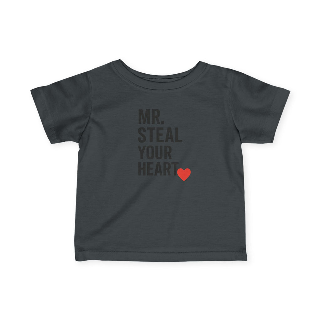 Mr. Steal Your Heart Infant Tee | Baby Valentine Shirt