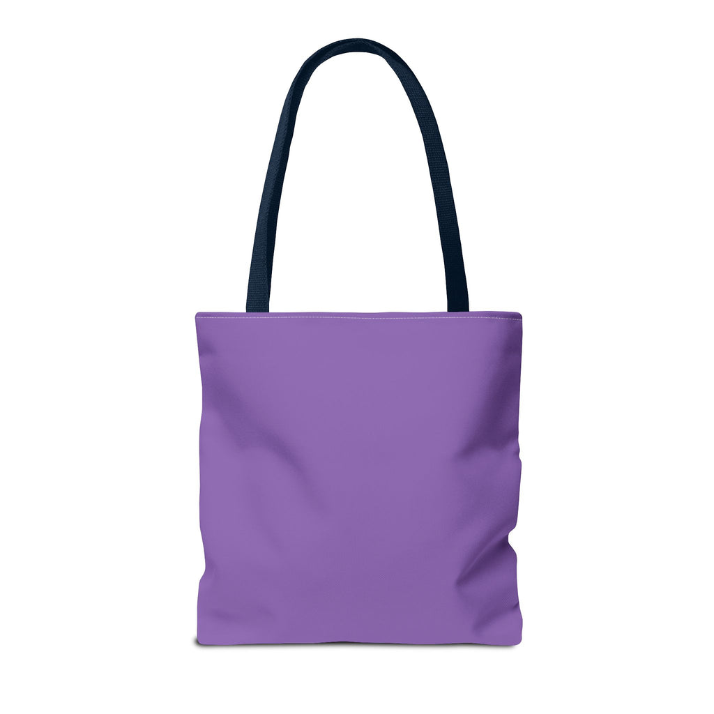 Friends Crap Bag Tote Bag | Purple All-Over Print Tote