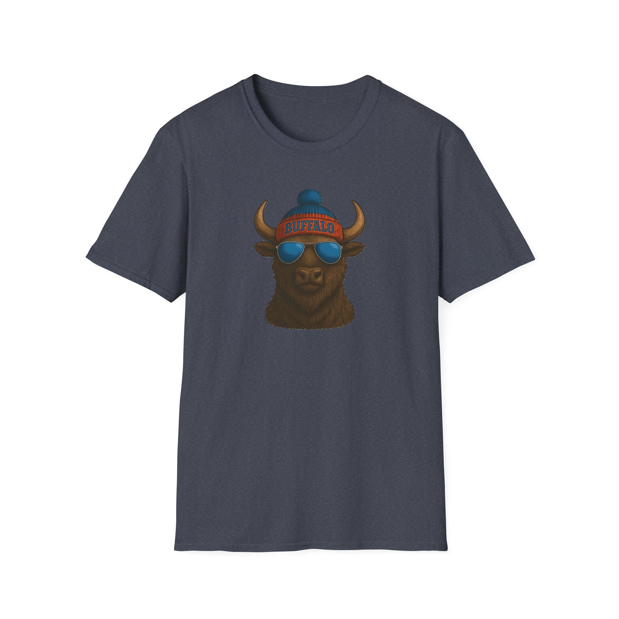 Buffalo with Beanie and Sunglasses T-Shirt