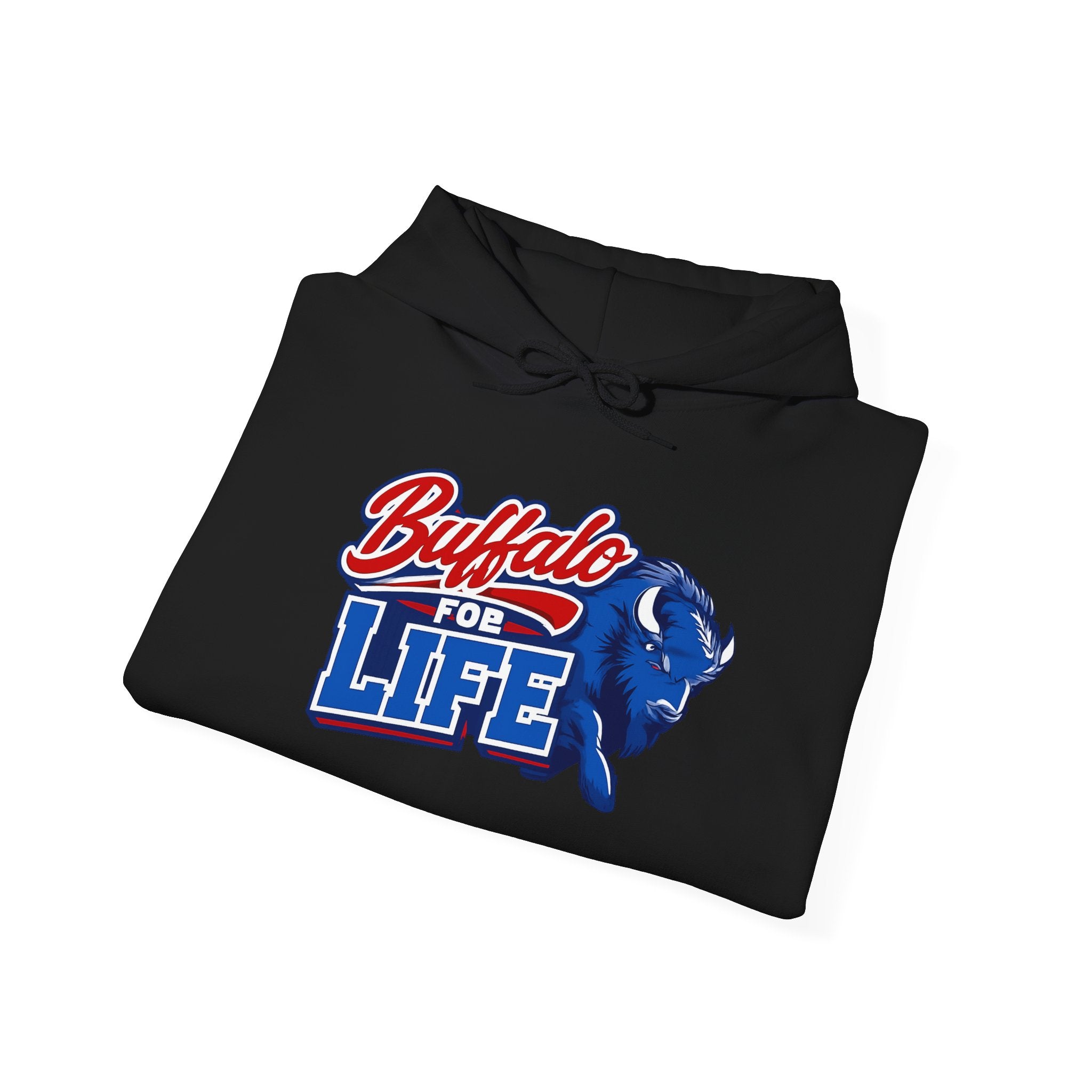 Buffalo For Life Hoodie | Buffalo graphic, sports town pride