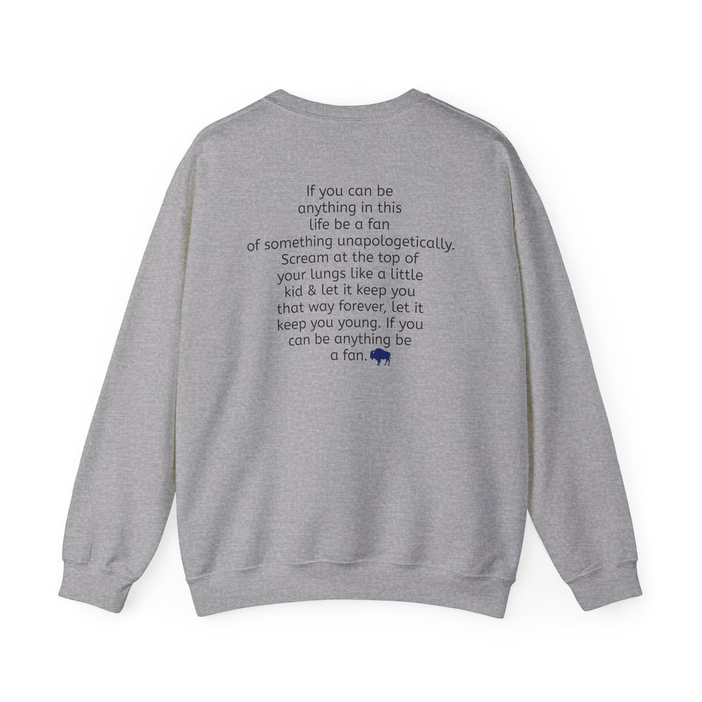 Mafia Forever Crewneck Sweatshirt | Retro Script Logo, White Pullover