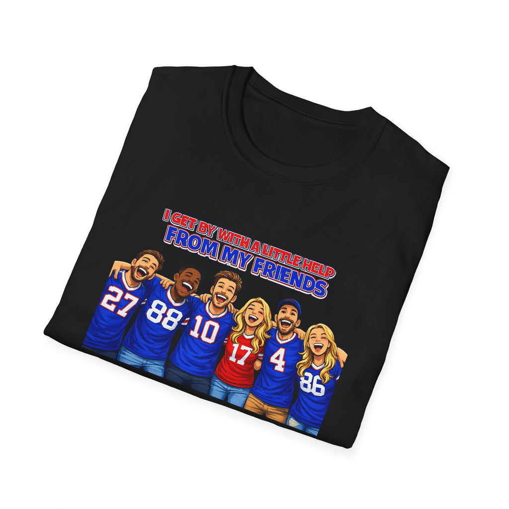 Buffalo My Friends Football Players T-Shirt | Tailgate Fan Tee