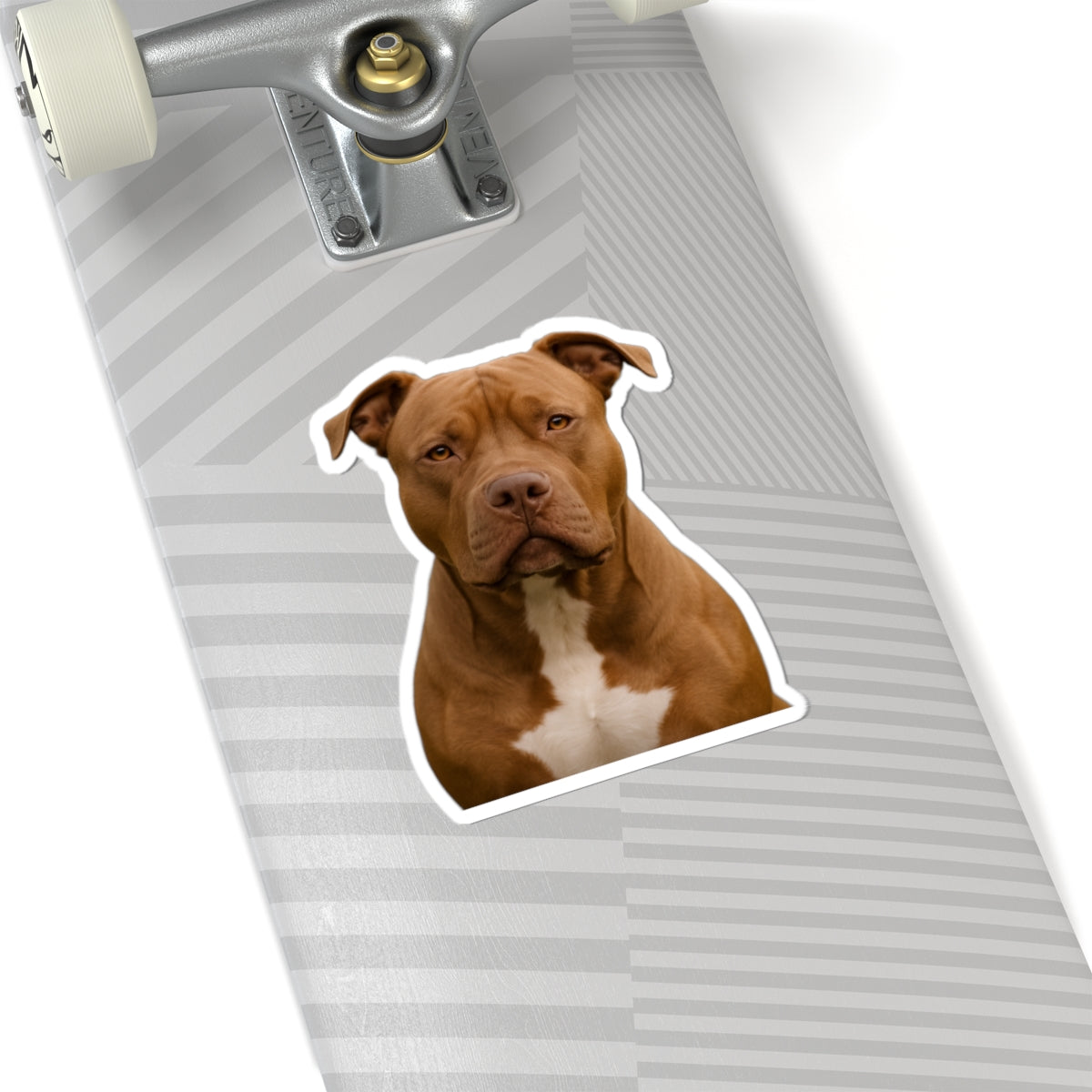 Pitbull Sticker | Kiss-Cut Dog Sticker, Vinyl Laptop Decal