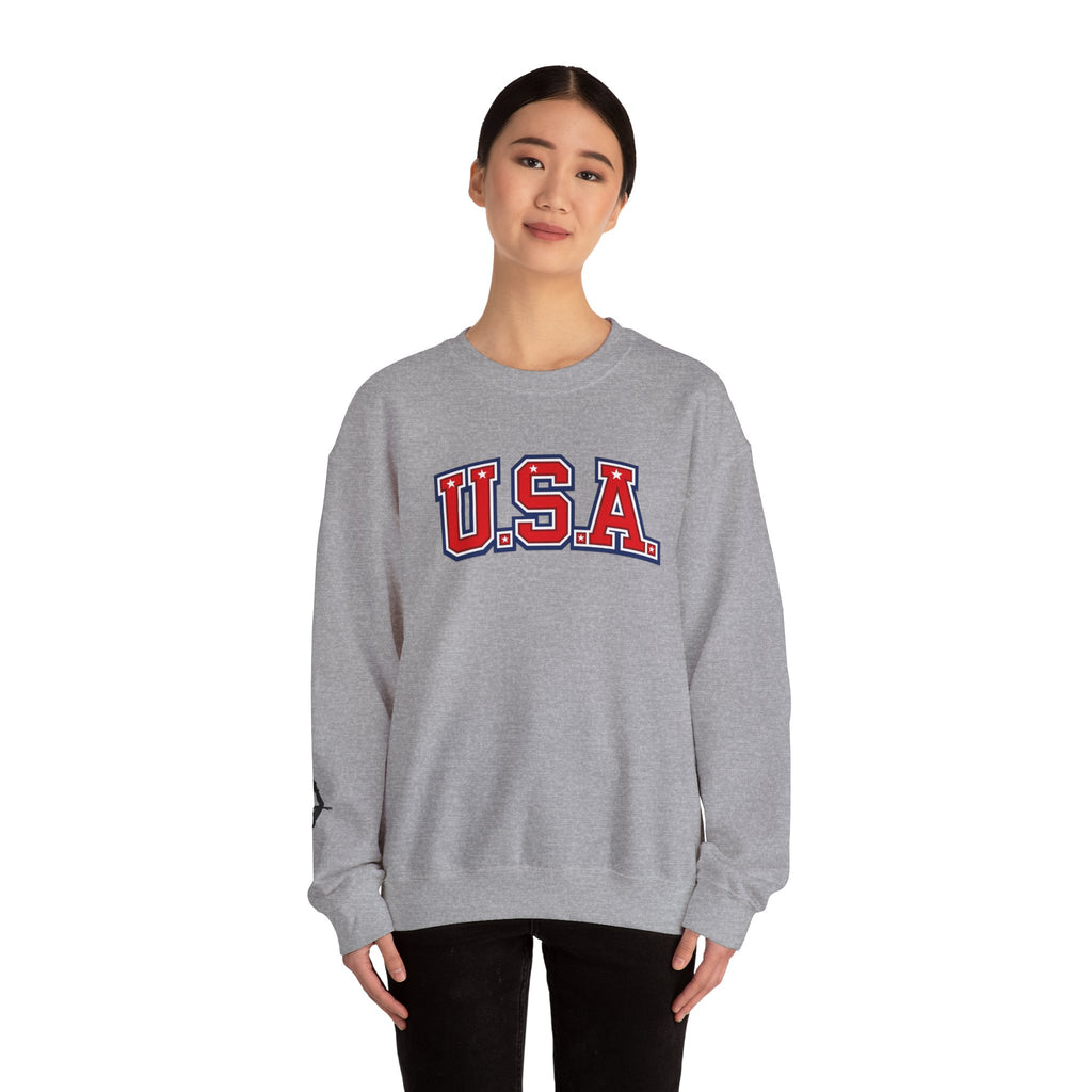 U.S.A. figure skating Unisex Heavy Blend™ Crewneck Sweatshirt