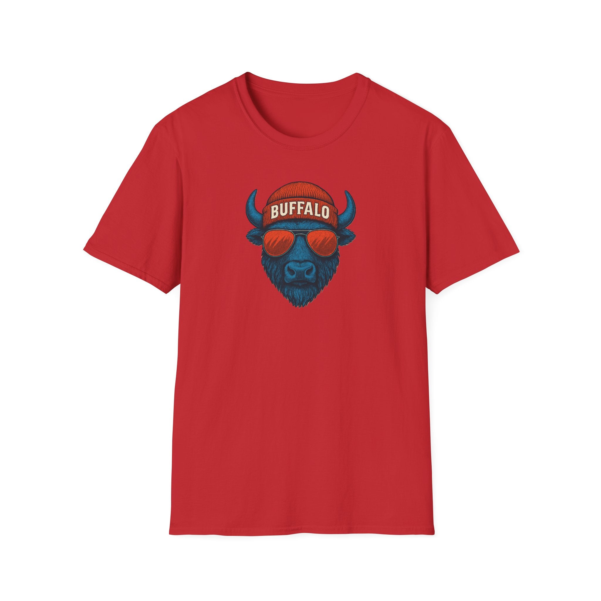 Buffalo Sunglasses and beanie T-Shirt