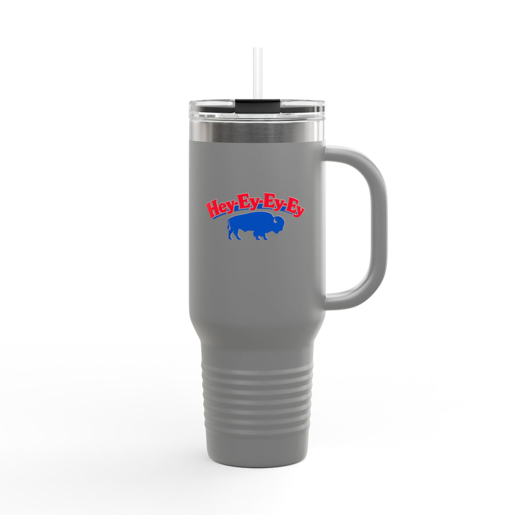 Hey-Ey-Ey-Ey Buffalo Logo Travel Mug | 40oz Insulated Tumbler