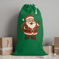 Cute Santa Claus Sack | Christmas Drawstring Gift Bag