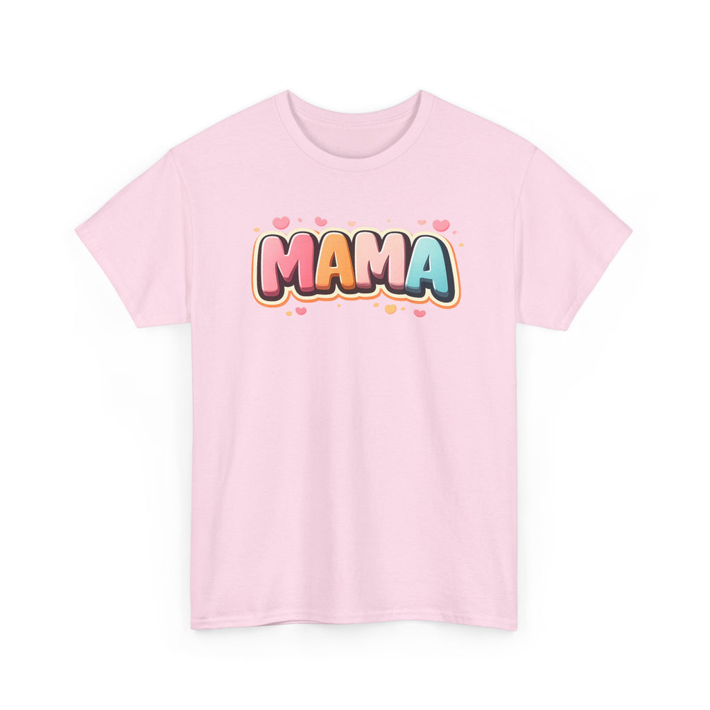 Mama Script Bubble Design T-Shirt