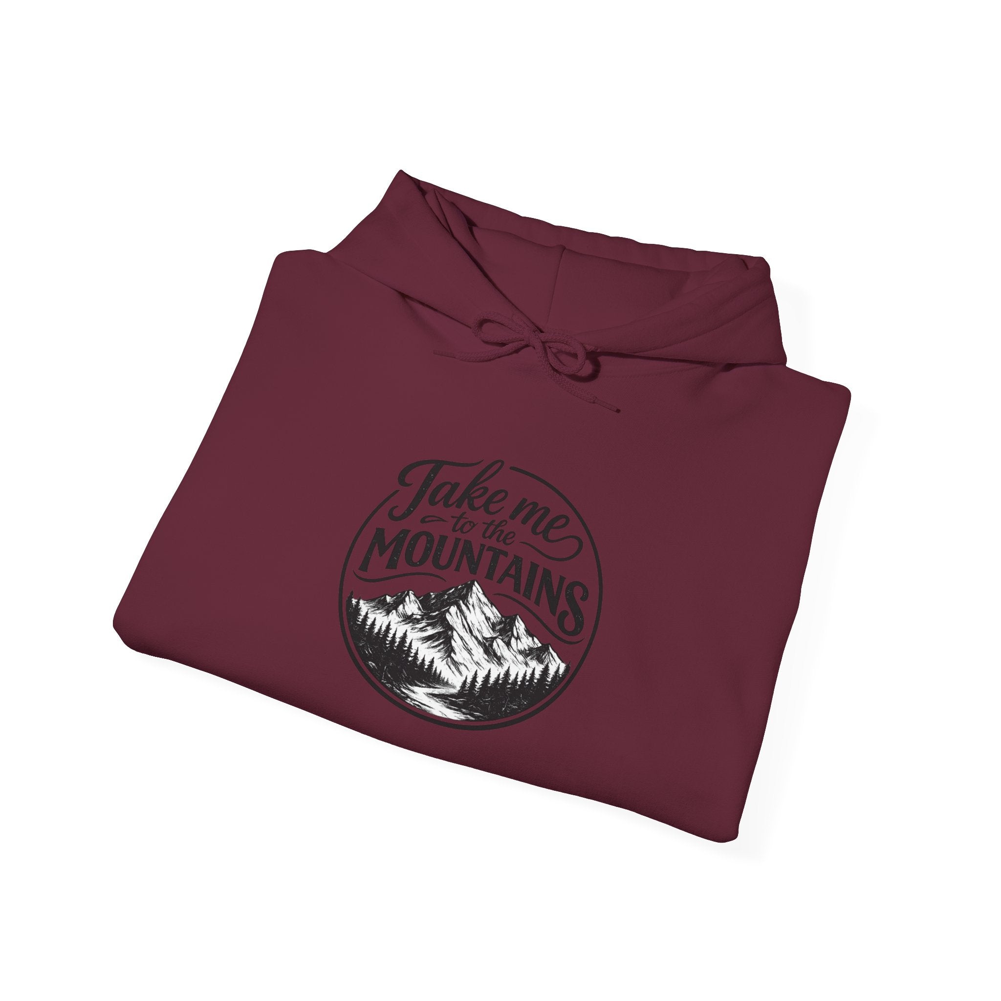 Take Me To The Mountains Hoodie — Adventure Graphic Pullover for Hikers