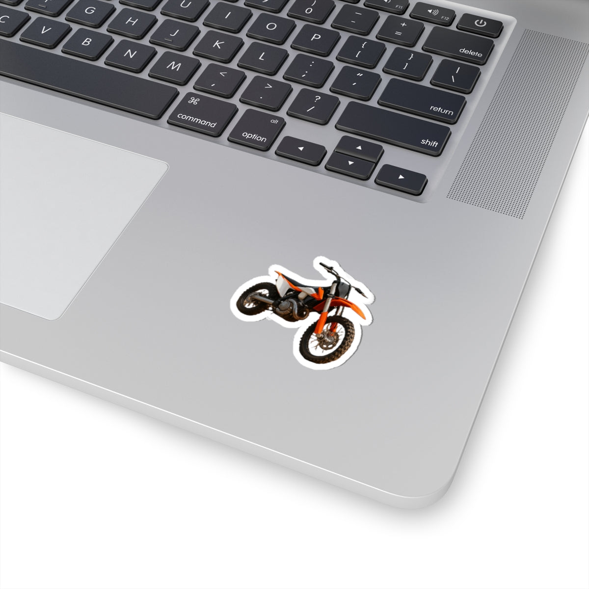 Orange Dirt Bike Sticker | Kiss-Cut Sticker