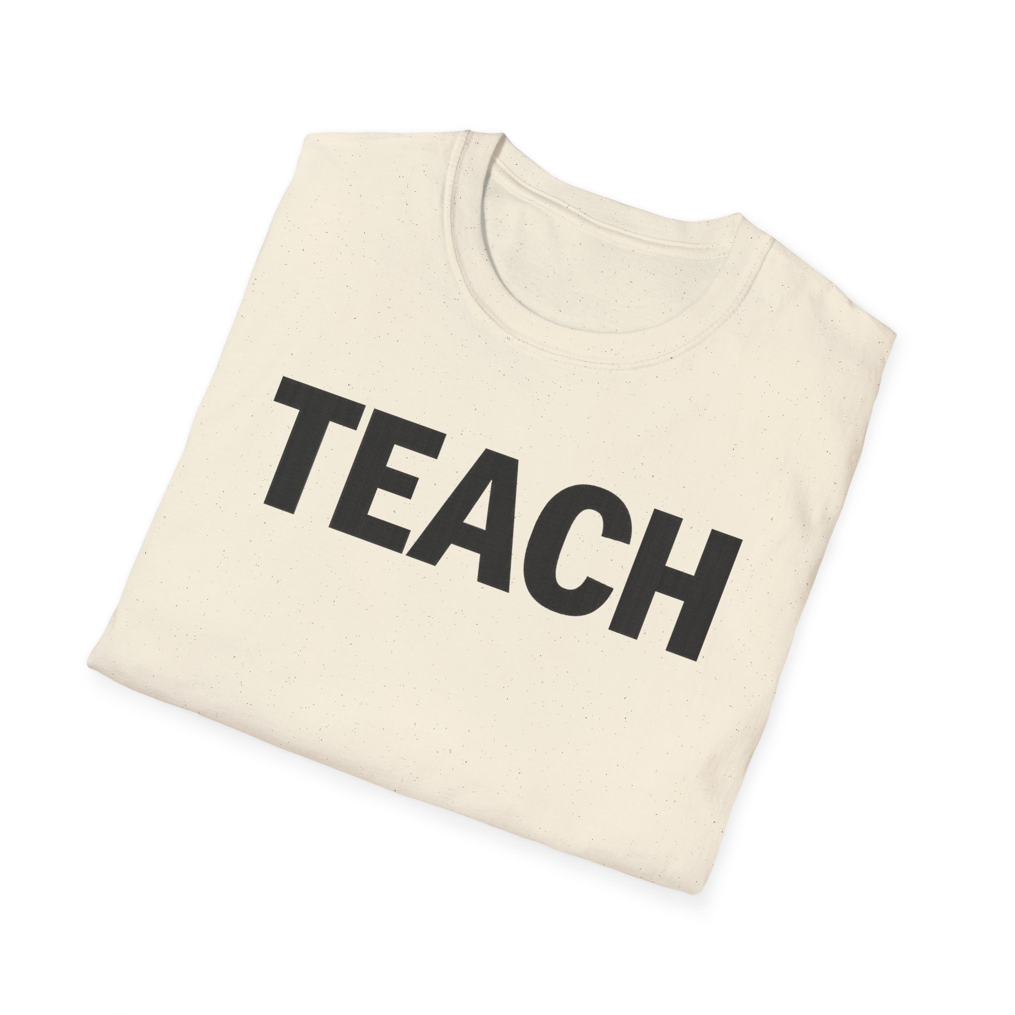 TEACH shirt, Teacher Tee, Educator T-Shirt, School Staff Top