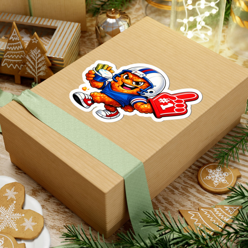 Buffalo Wing Foam Finger #1 Sticker | Kiss-Cut Sticker