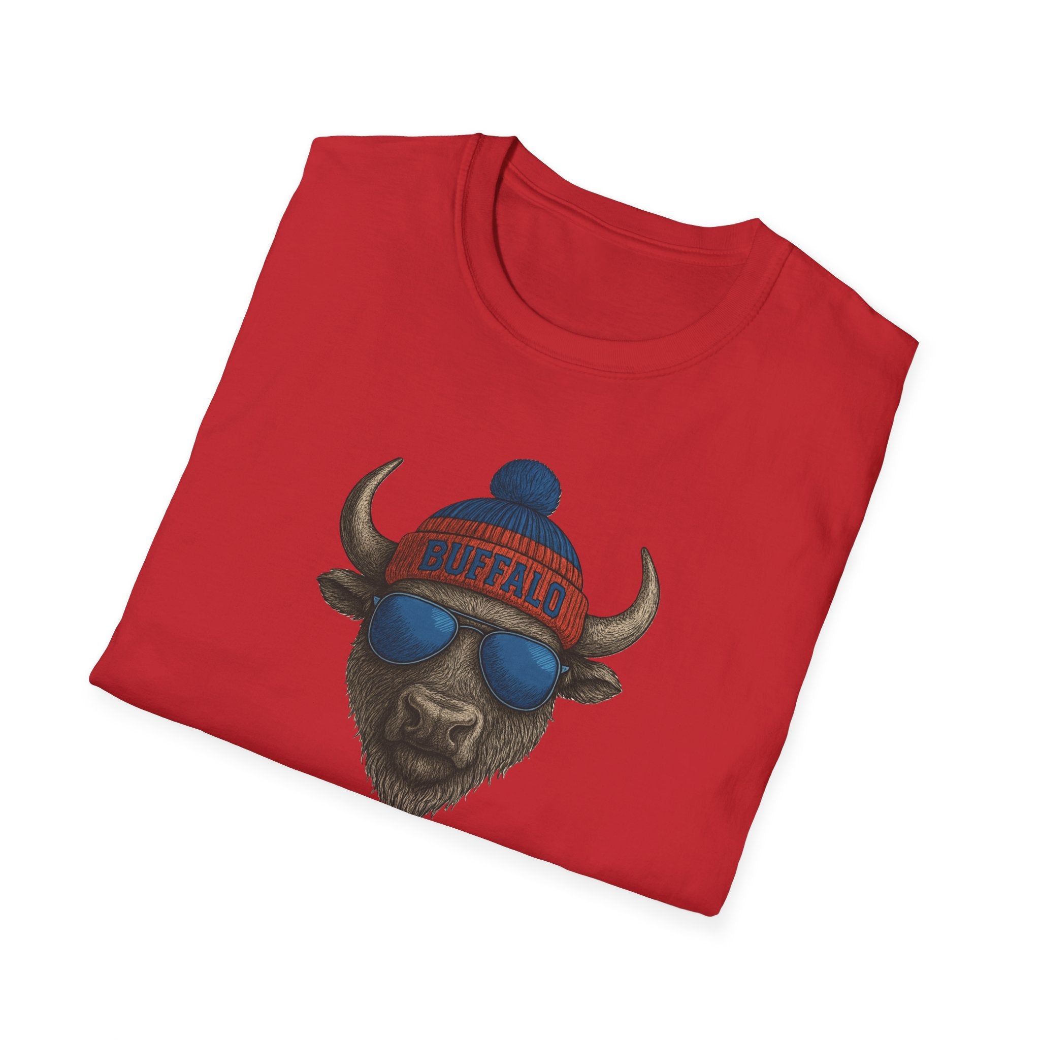 Buffalo with Beanie and Sunglasses T-Shirt
