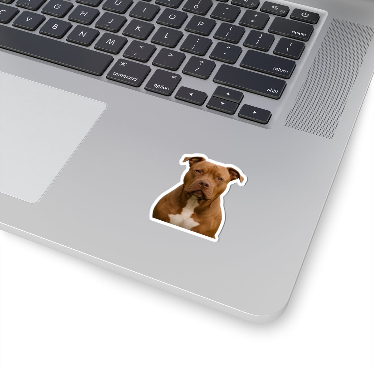 Pitbull Sticker | Kiss-Cut Dog Sticker, Vinyl Laptop Decal