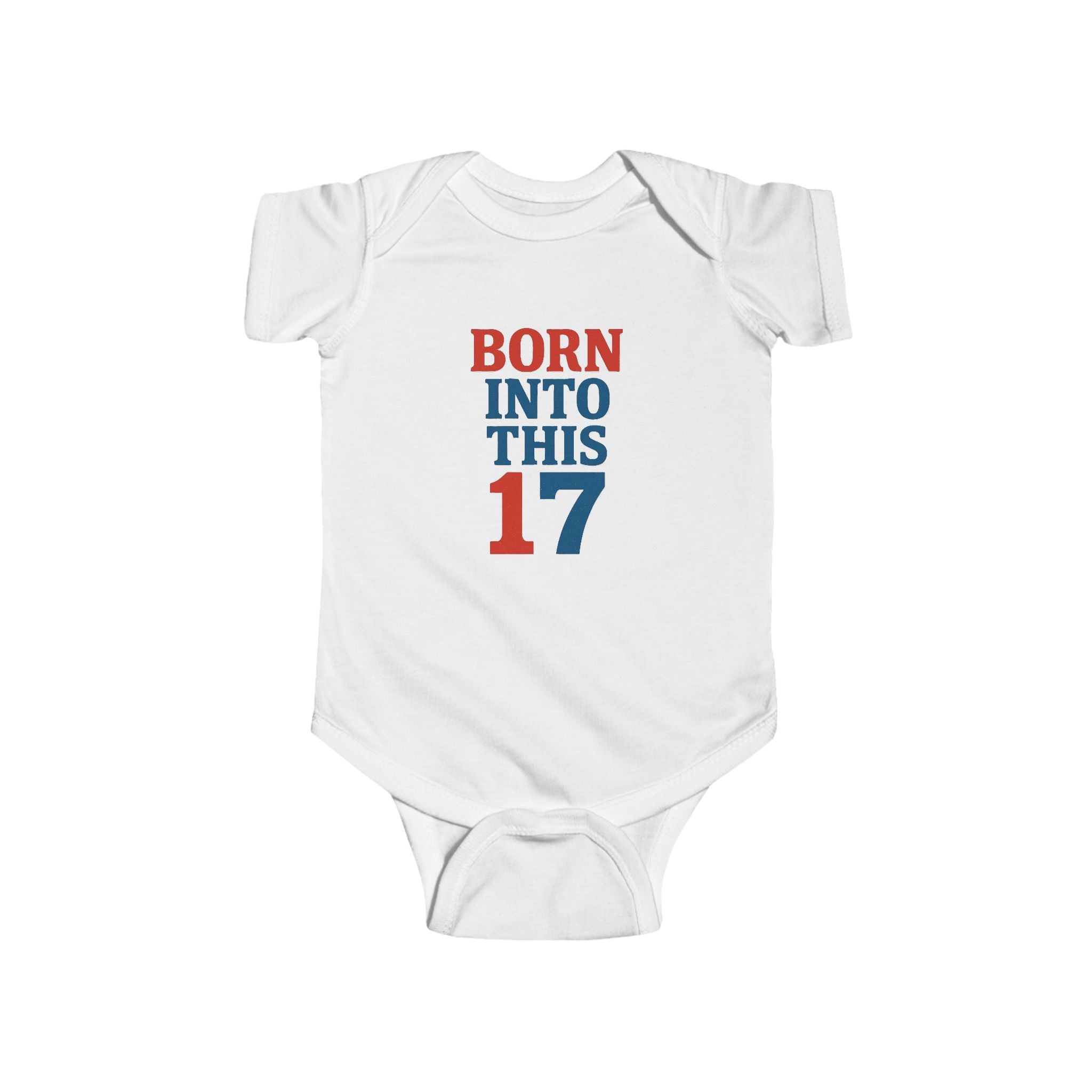 Buffalo Born Into This 17 Infant Bodysuit | Baby Onesie