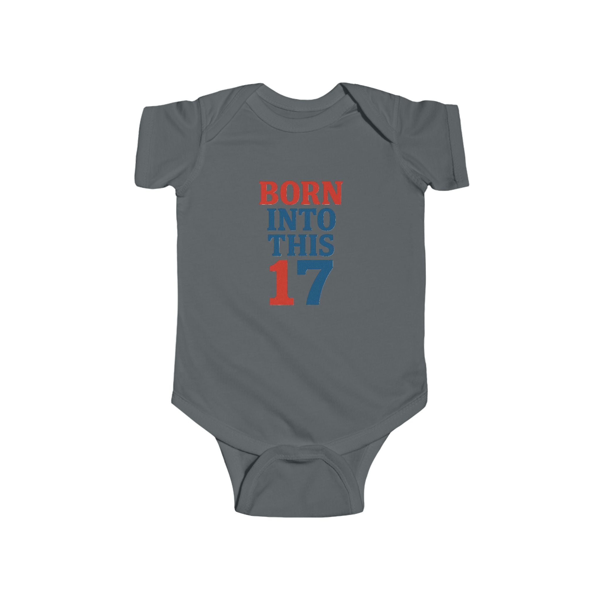 Buffalo Born Into This 17 Infant Bodysuit | Baby Onesie