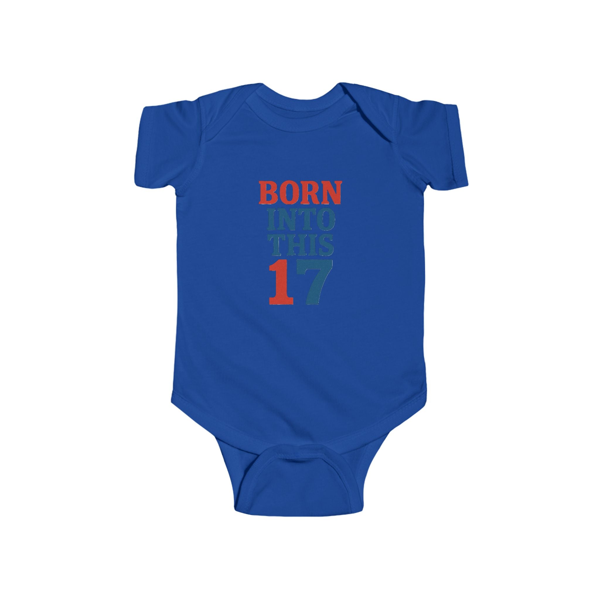 Buffalo Born Into This 17 Infant Bodysuit | Baby Onesie