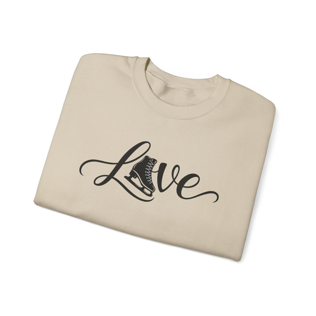 Love figure skating Unisex Heavy Blend™ Crewneck Sweatshirt