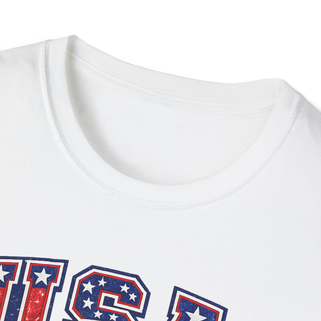 U.S.A. figure skating Unisex Softstyle T-Shirt