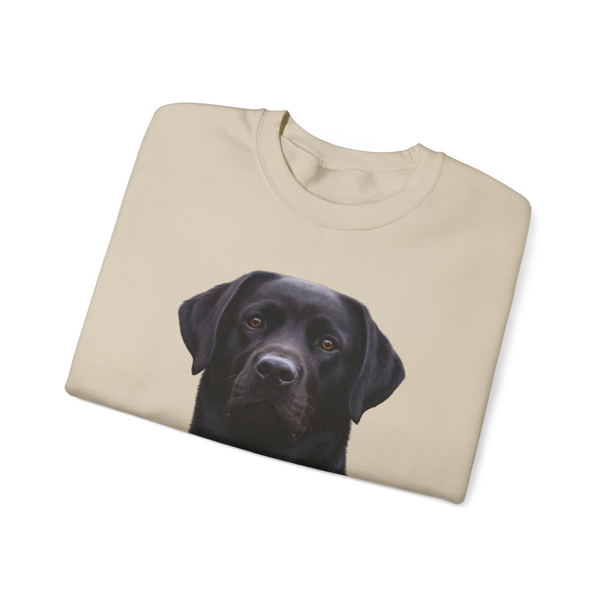 Black Labrador Portrait Sweatshirt | Dog Face Crewneck