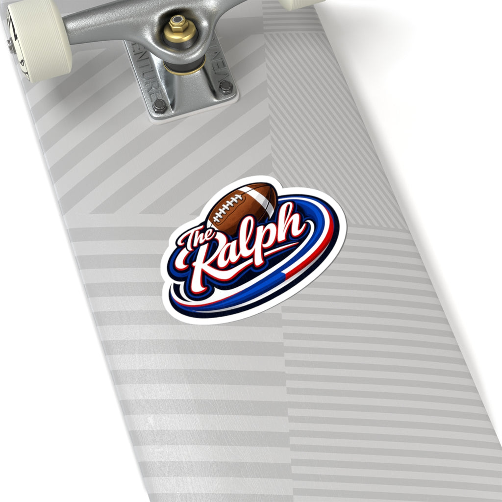 Buffalo The Ralph Football Script Sticker | Kiss-Cut Vinyl Decal