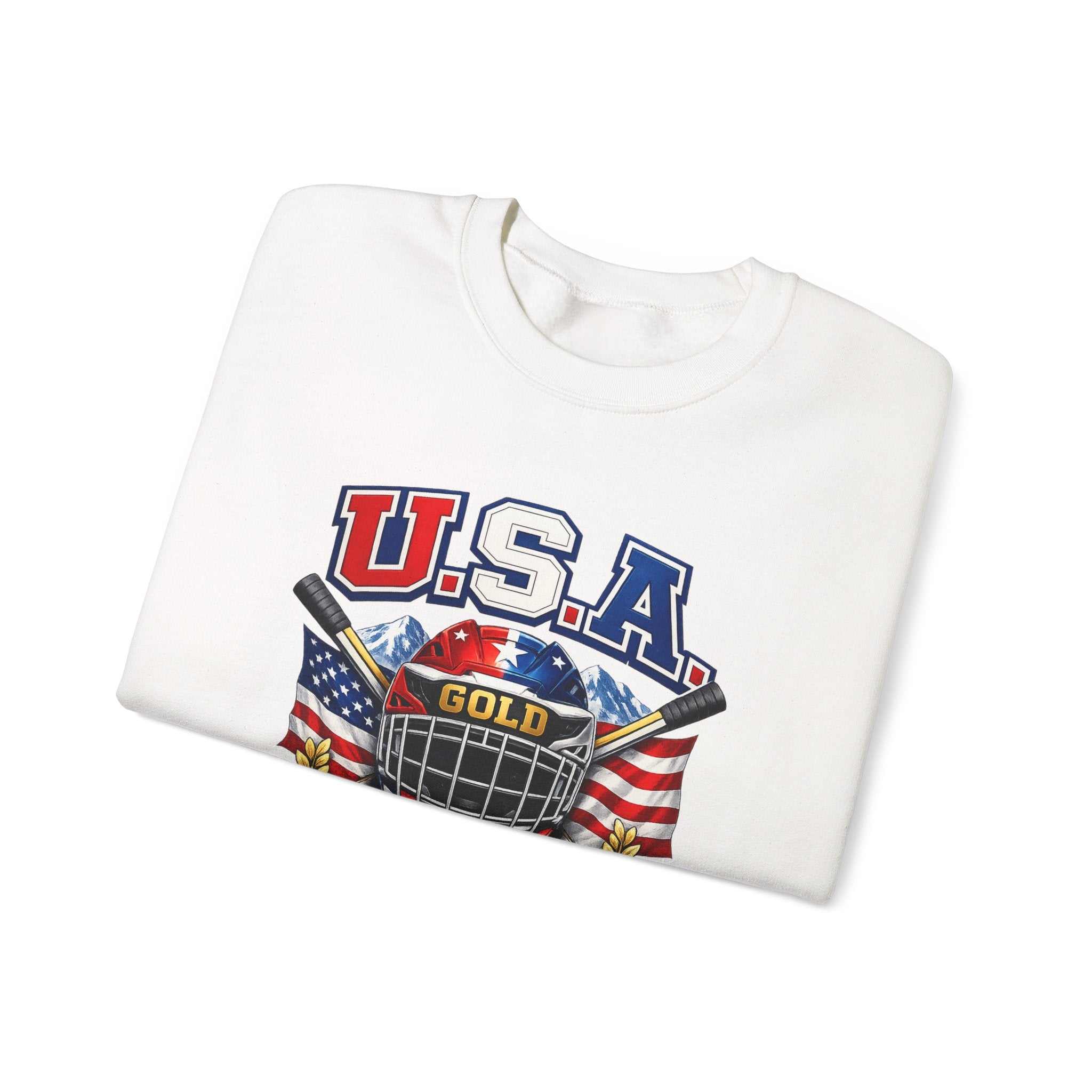 USA Hockey Gold 2046 Crewneck Sweatshirt