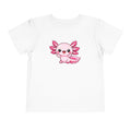 Pink Axolotl Illustration Toddler Tee | Cute Amphibian Shirt