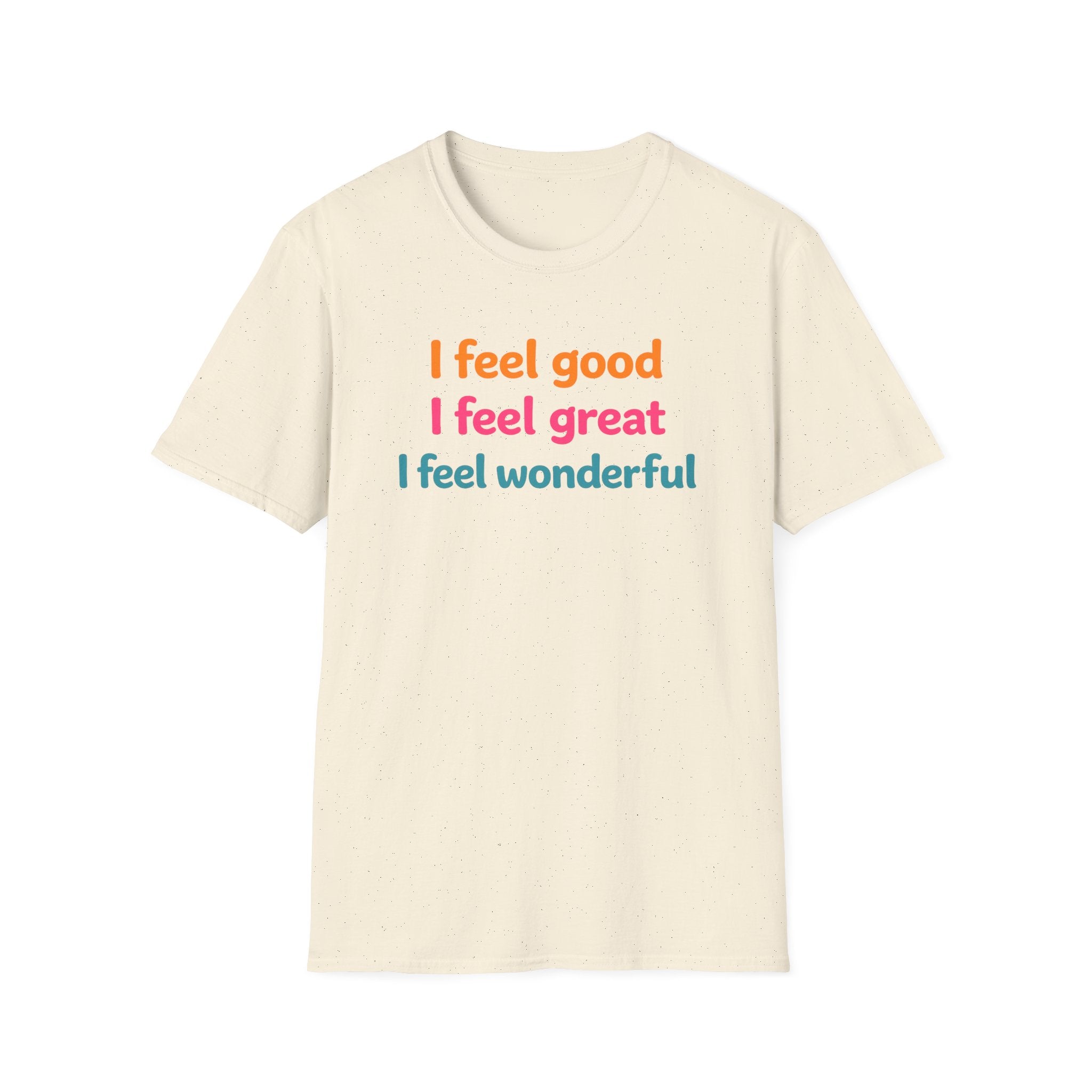 I feel good I feel great I feel wonderful T-Shirt | Positive Affirmation Tee