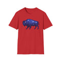 Starry Buffalo T-Shirt | Night Sky Bison Silhouette