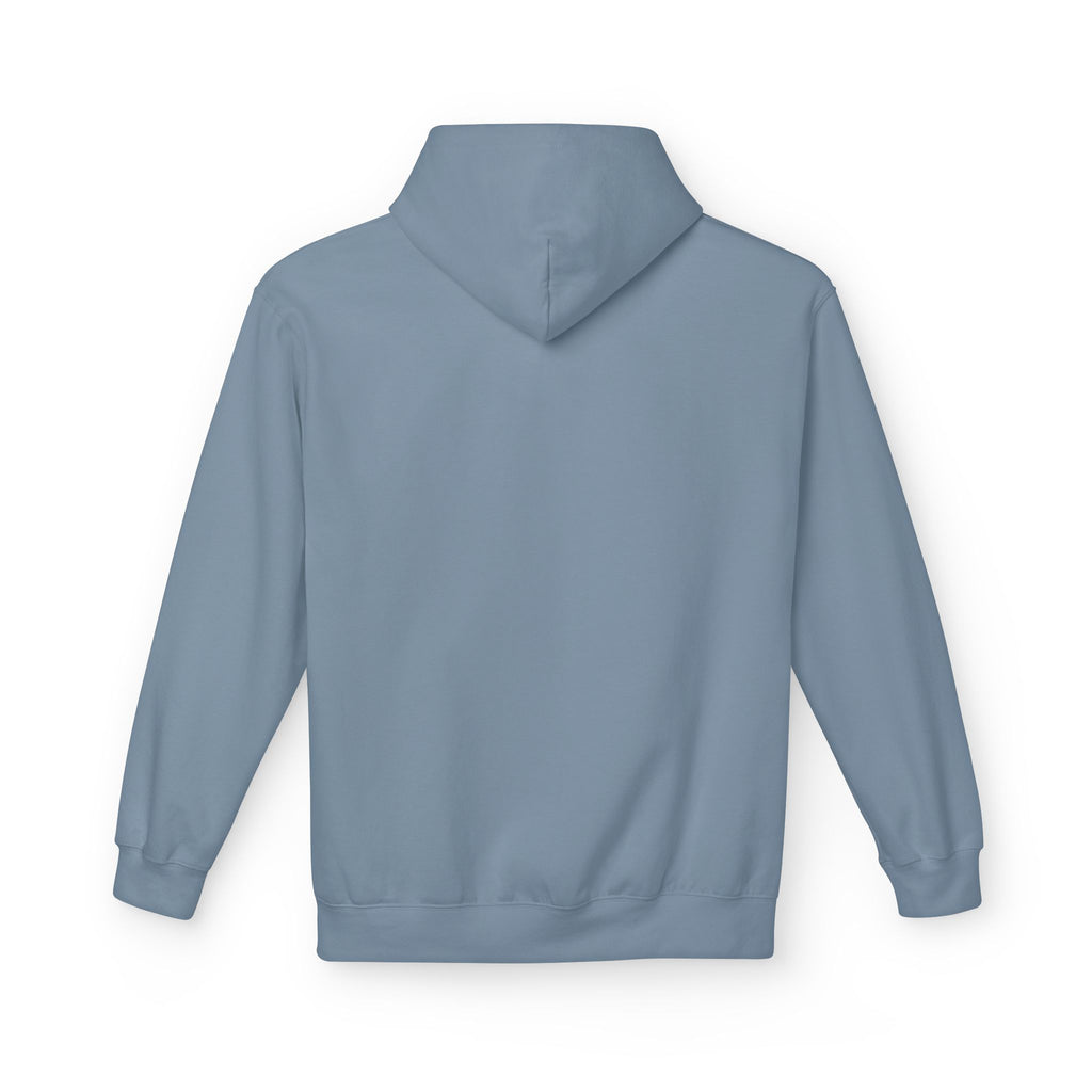 Sitting Labrador Dog Hoodie | Minimal Small Dog Silhouette, White Pullover