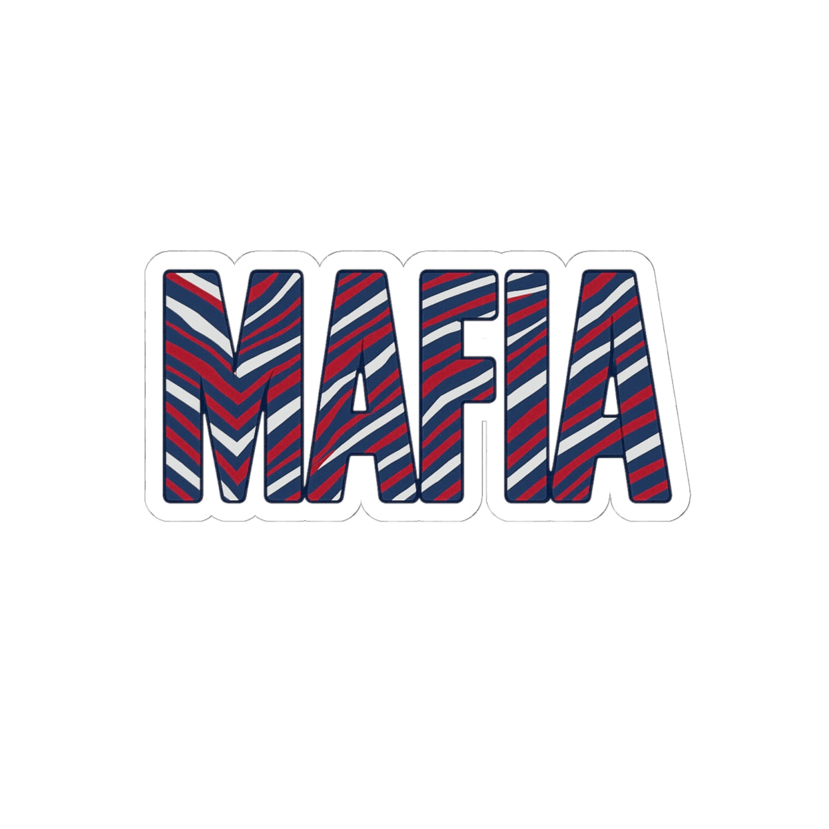 Buffalo MAFIA Text Sticker | Kiss-Cut Sticker