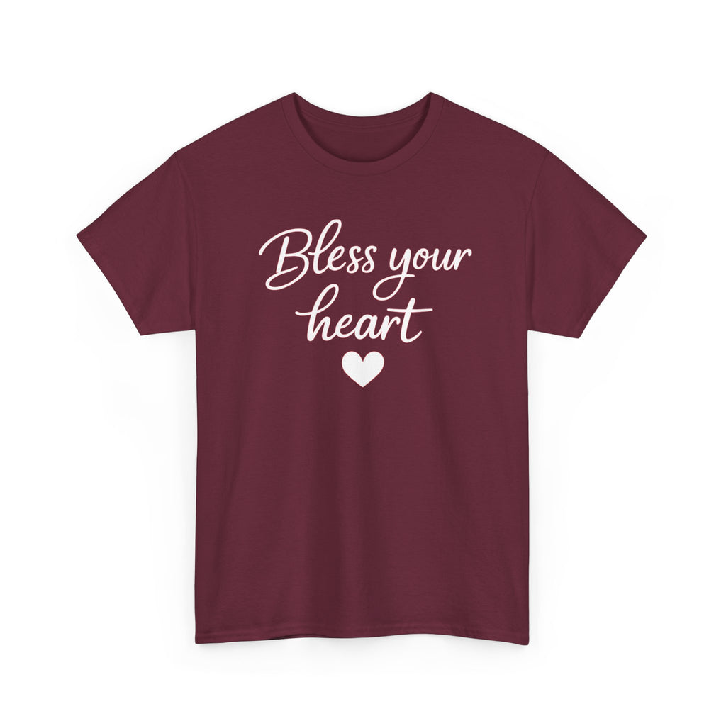 Bless Your Heart tee | Script heart design, Southern phrase t-shirt